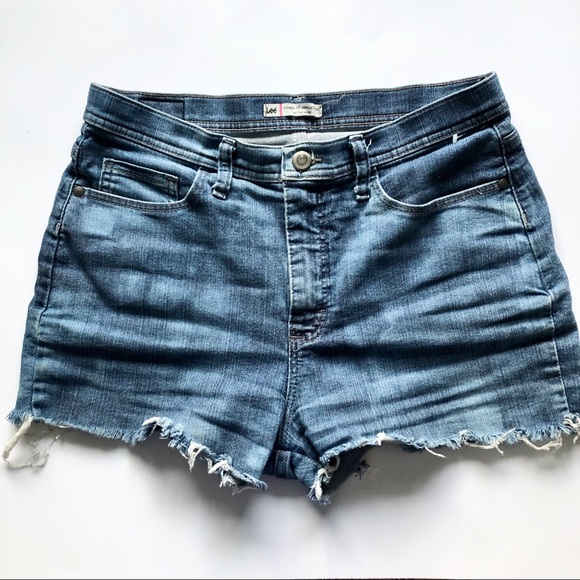 Lee Pants - Vintage Lee High-rise Denim Cutoff Shorts